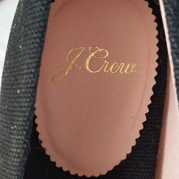 J. Crew Wedge Espadrille Slip On Heels Size 8.5. NWOB - Picture 3 of 8